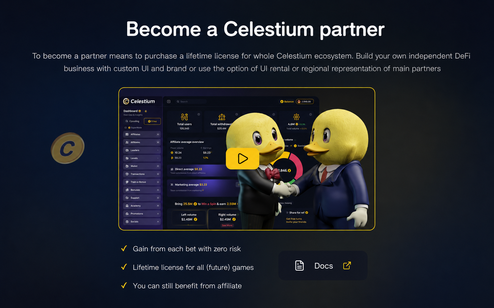 Celestium partner preview